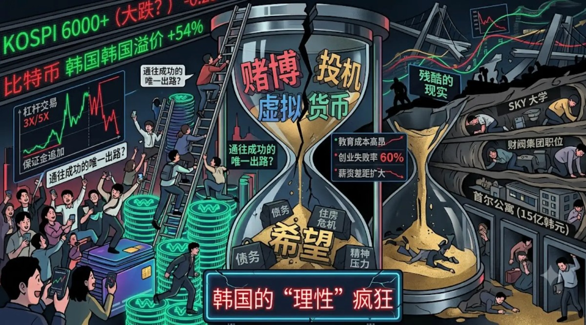 韩国“全民梭哈”背后:一场被逼出来的“理性疯狂”